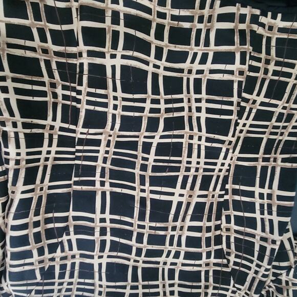 Silkland Women Jacket 100% silk Size Large Geometric design Sequins Lined - Picture 5 of 12